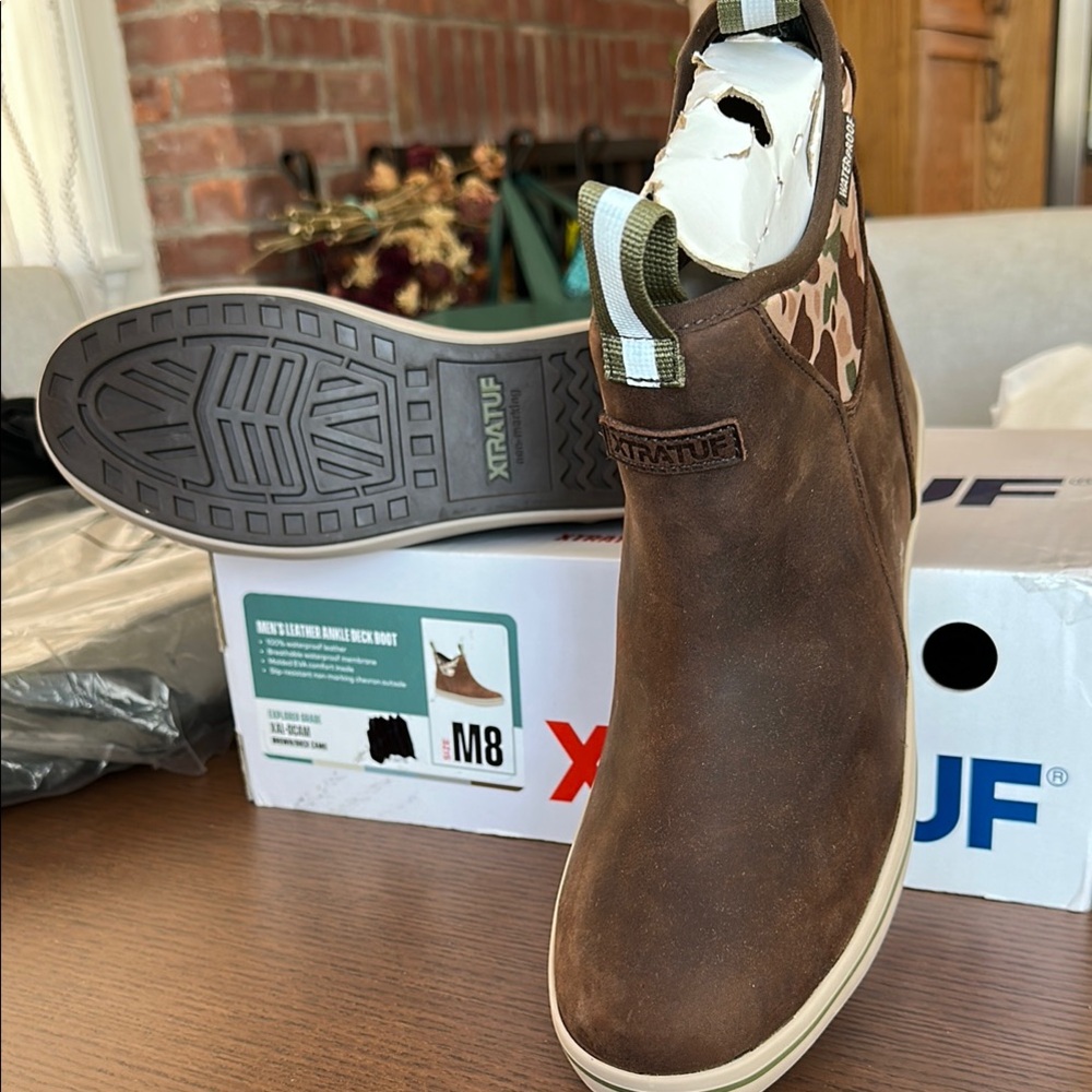Carhartt Men's Brown Leather Boots